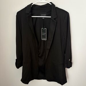 NWT Stoosh Black Blazer Size Small